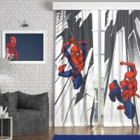 Taç Spiderman In The Night İkili Fon Perde 2x 65*265